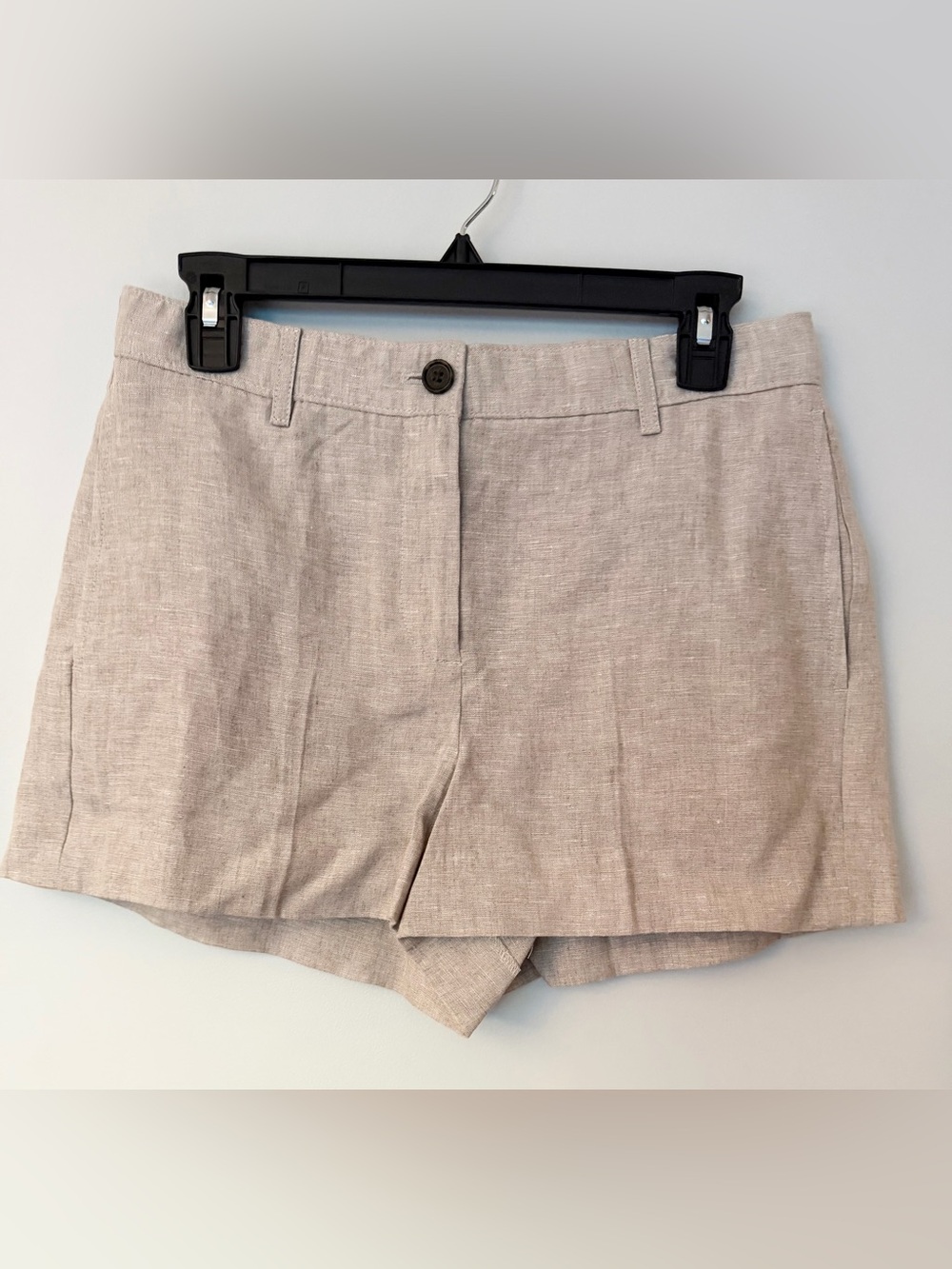 J. Crew Neutral 100% Linen Tailored Shorts NWT🌷